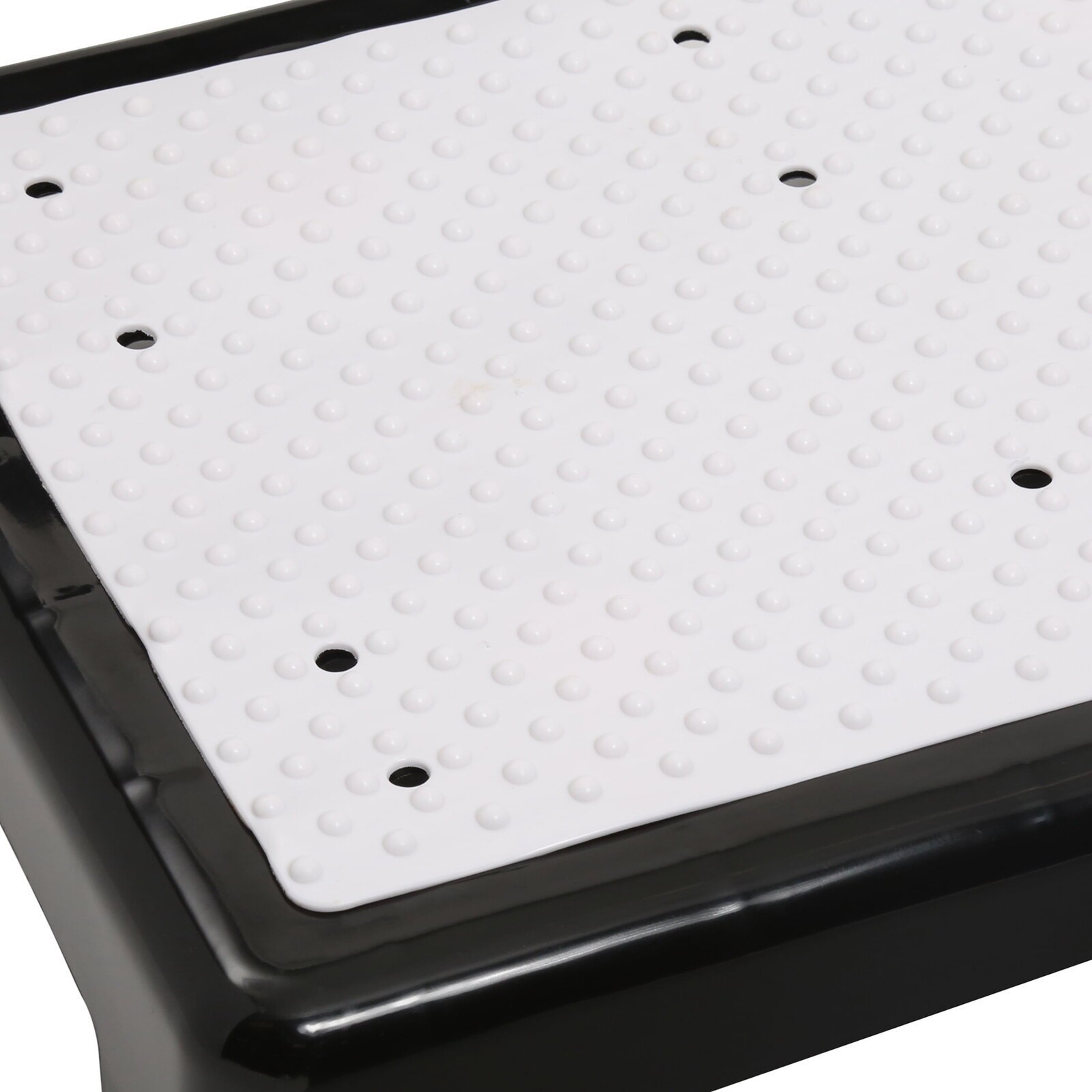 Platform Stepping Stool W/ Slip-Resistant Top Polypropylene Indoor 440 Lbs New