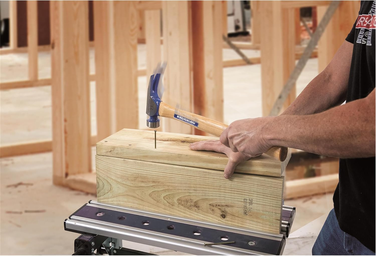 California Framer 19 Oz Framing Hammer - USA Made with Hickory Handle