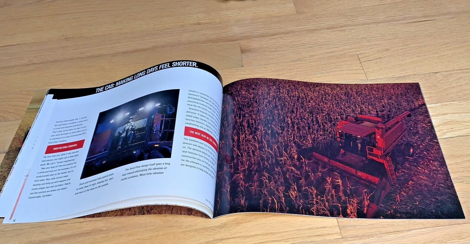CASE INTERNATIONAL AXIAL FLOW COMBINES Brochure