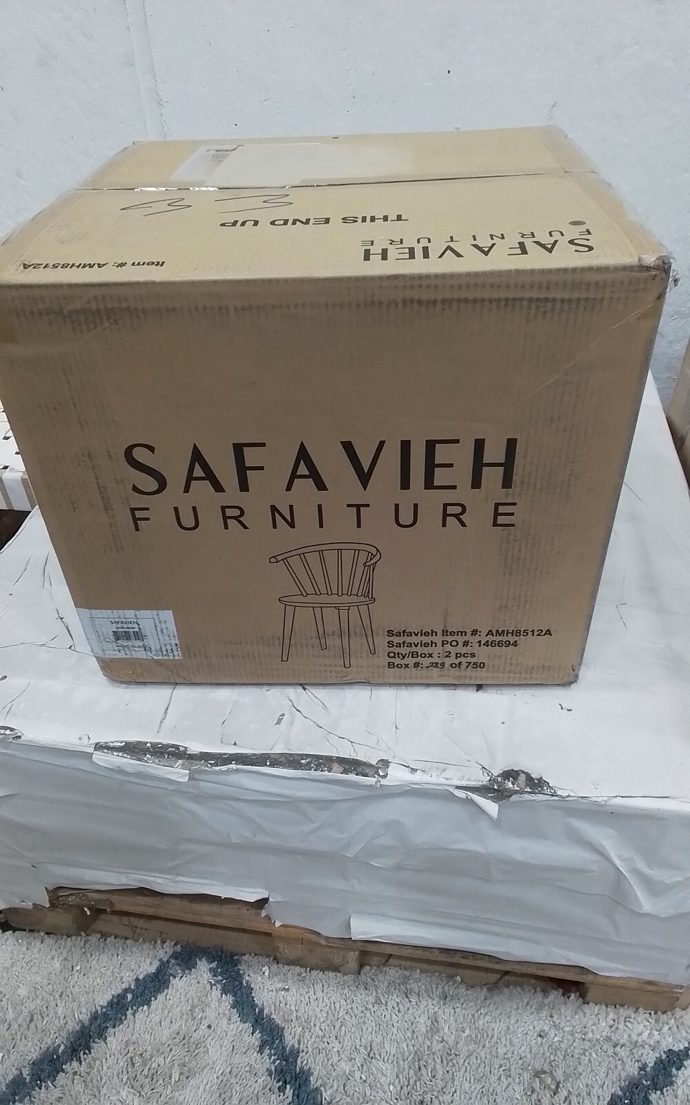 Safavieh BLANCHARD SIDE CHAIR, Reduced Price 2172752575 AMH8512A