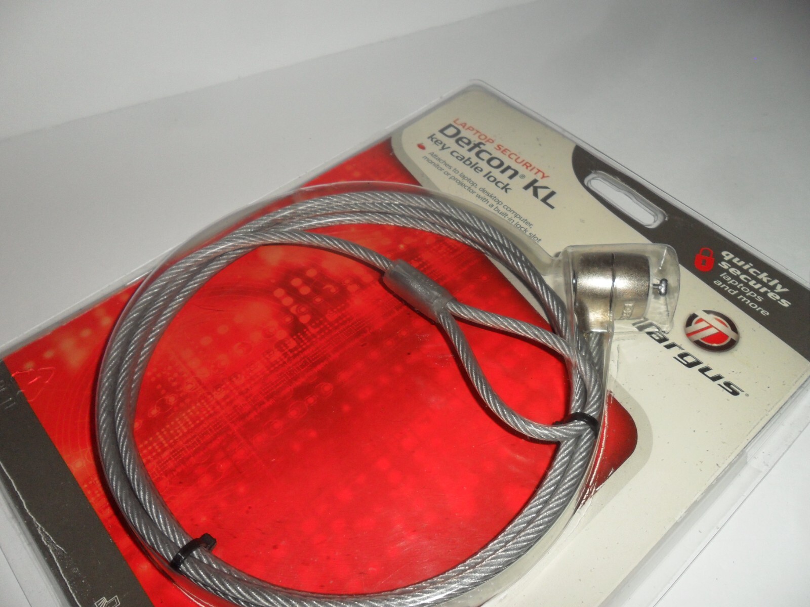 Targus DEFCON KL Key Cable Lock 6 Feet Notebook Laptop Security