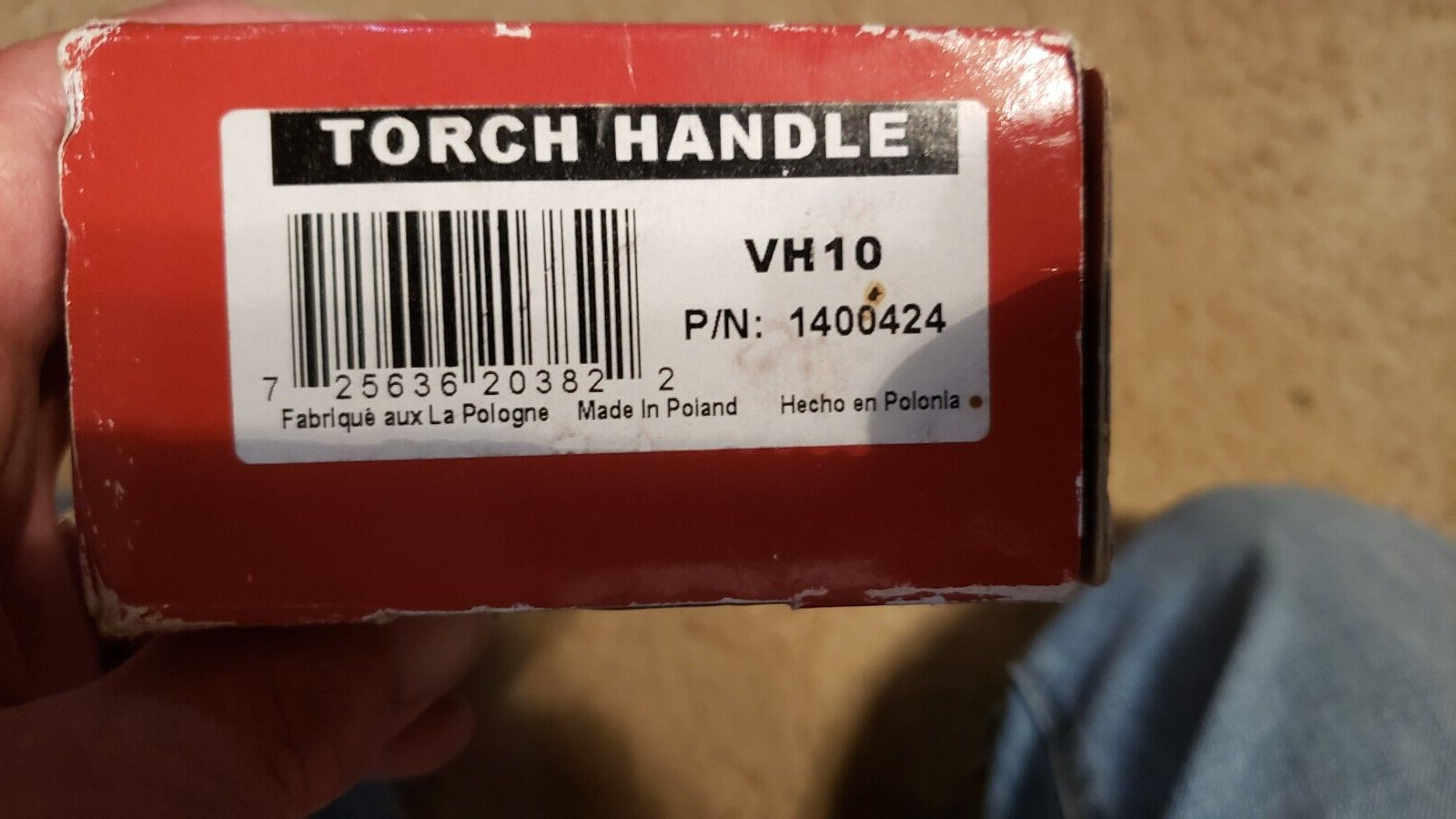 HARRIS TORCH HANDLE VH10 P/N1400424