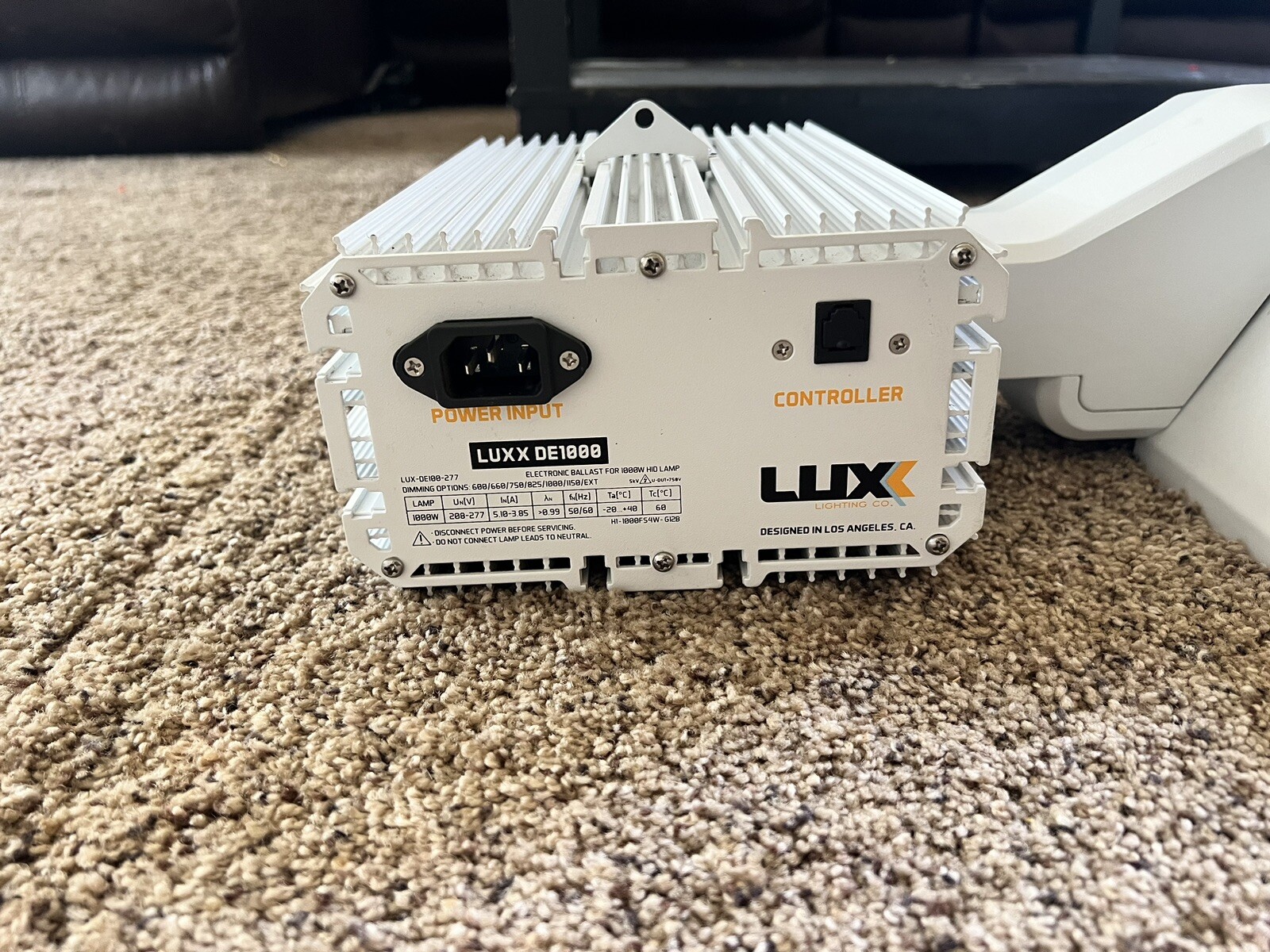 Luxx Lighting Double Ended 1000 Watt HPS Grow Light Fixtures. 240volts