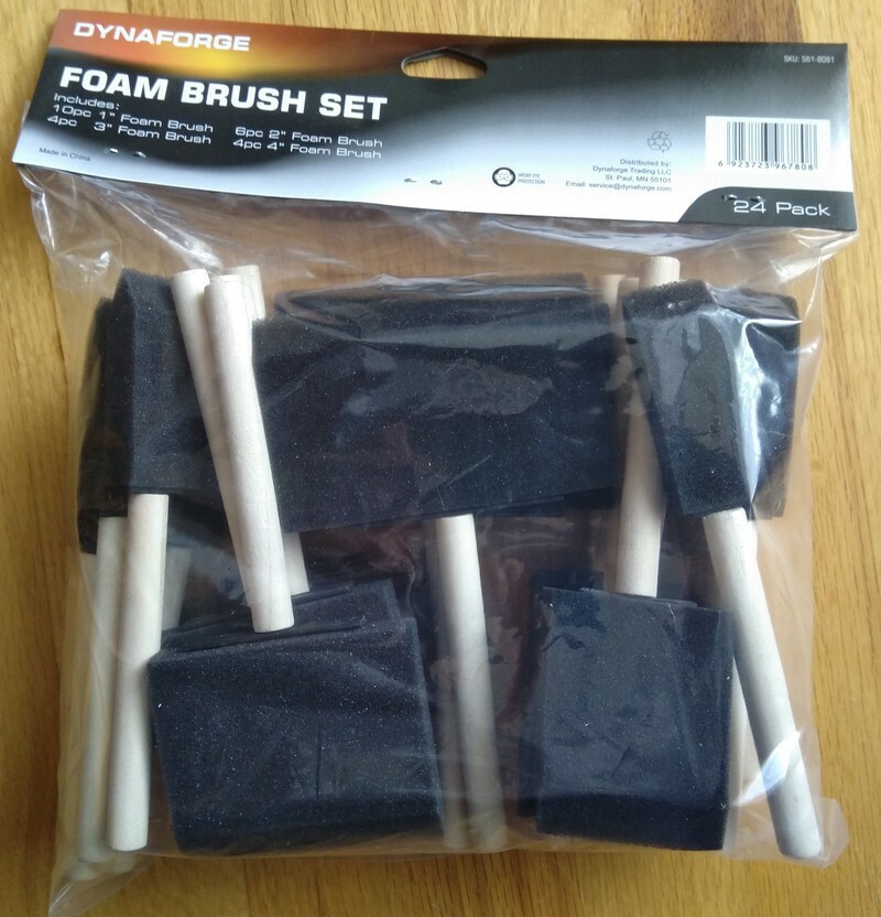 HG DYNAFORGE 24 Pack Foam Brush Set - NEW
