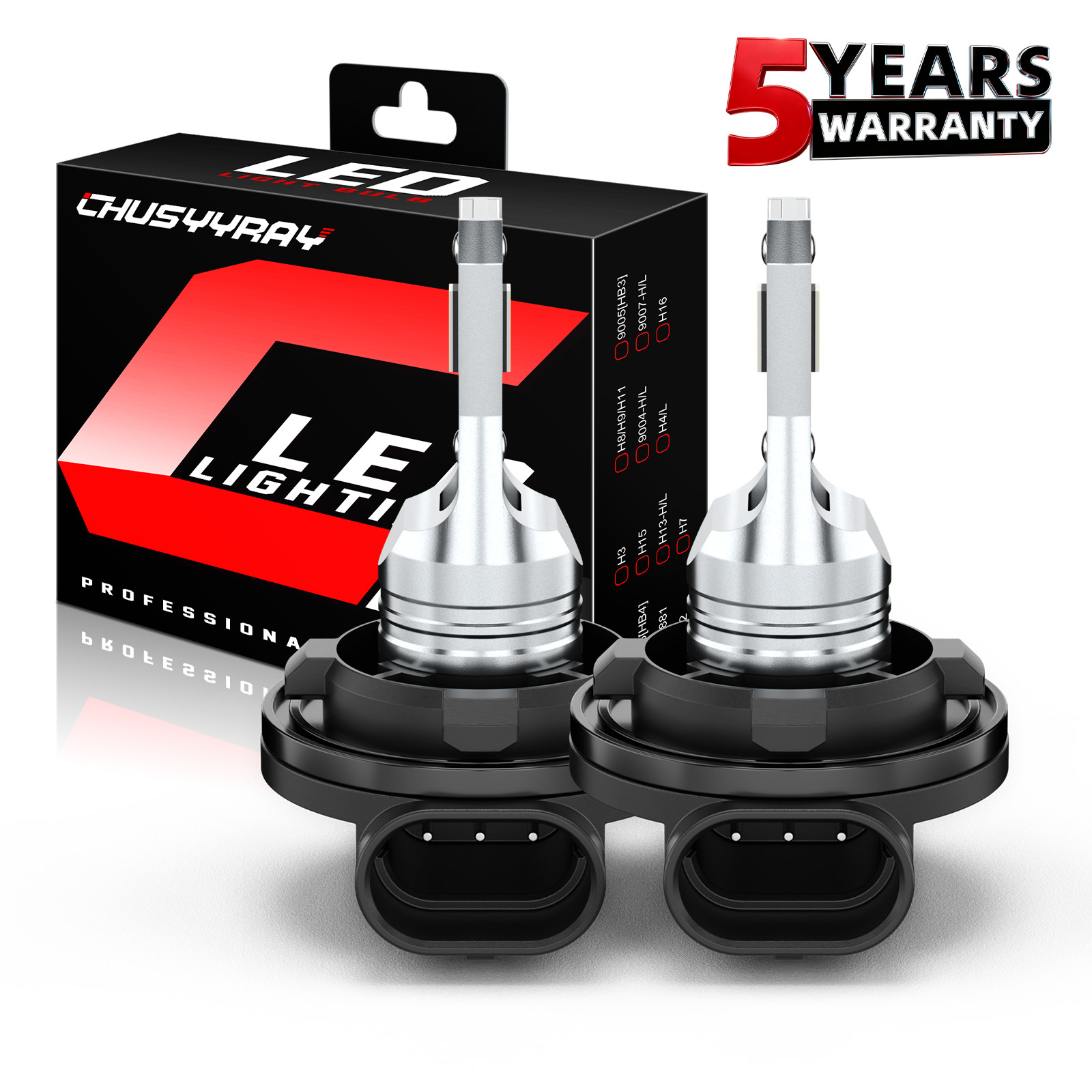 92069-7501 LED Headlight Bulbs For Polaris ATV XPEDITION 325 - 2001-2002