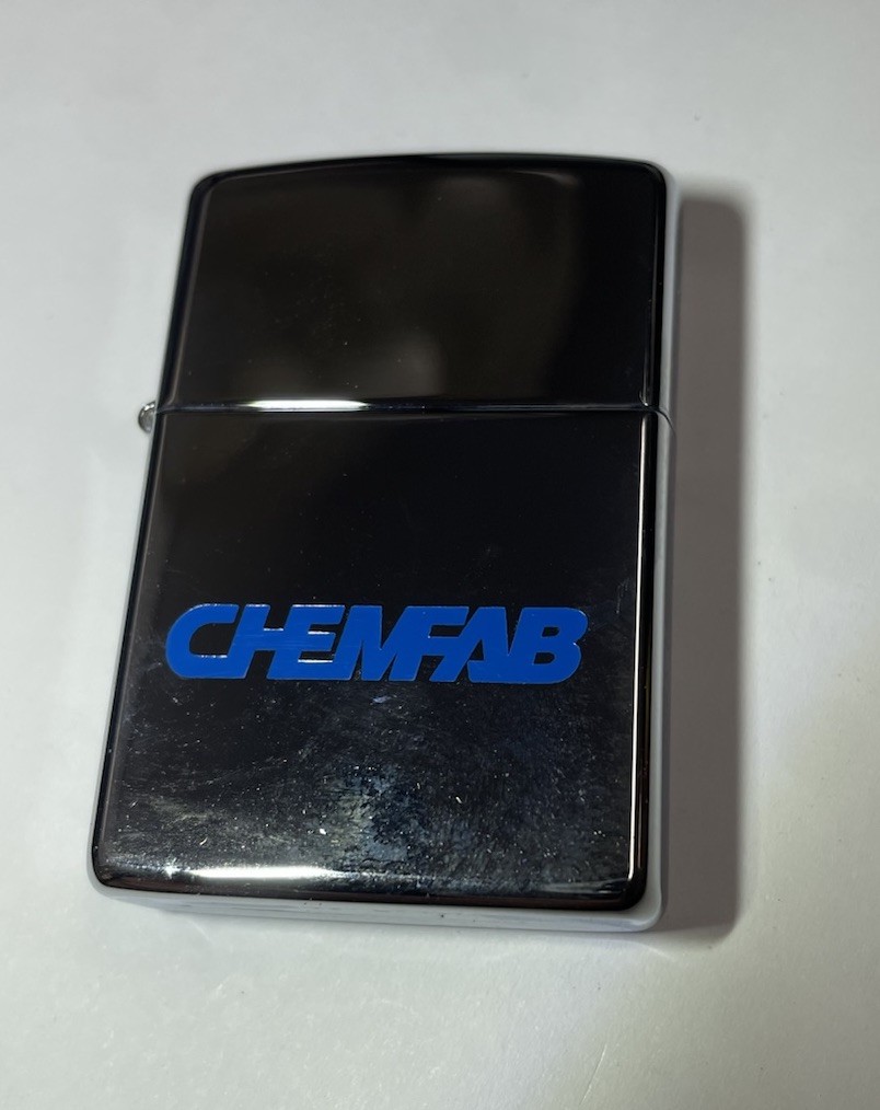 CHEMFAB Zippo Lighter - NEW!