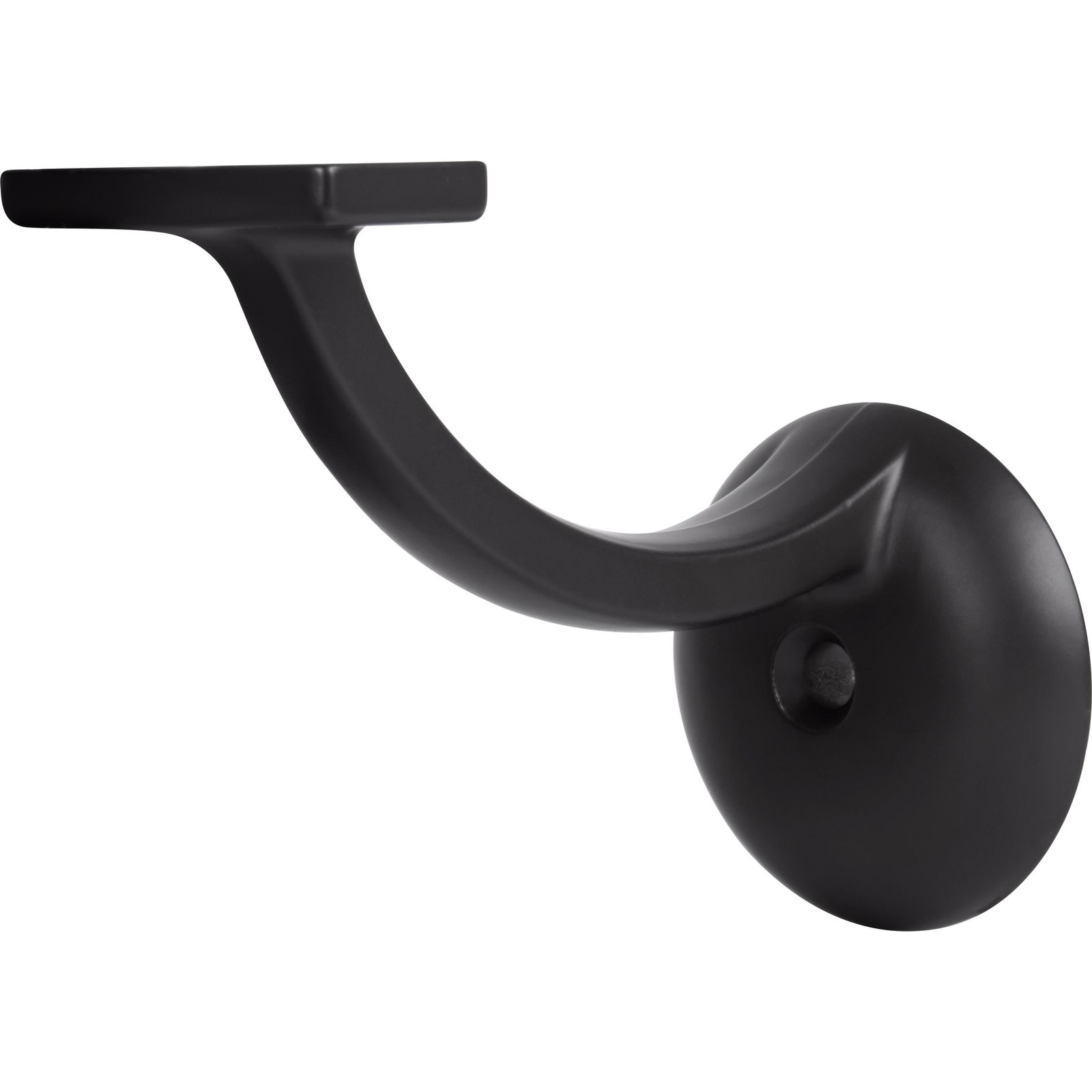 Heavy-Duty Aluminum Handrail Bracket with 2-1/8" Round Base, Oil-Rubbed Bronze b