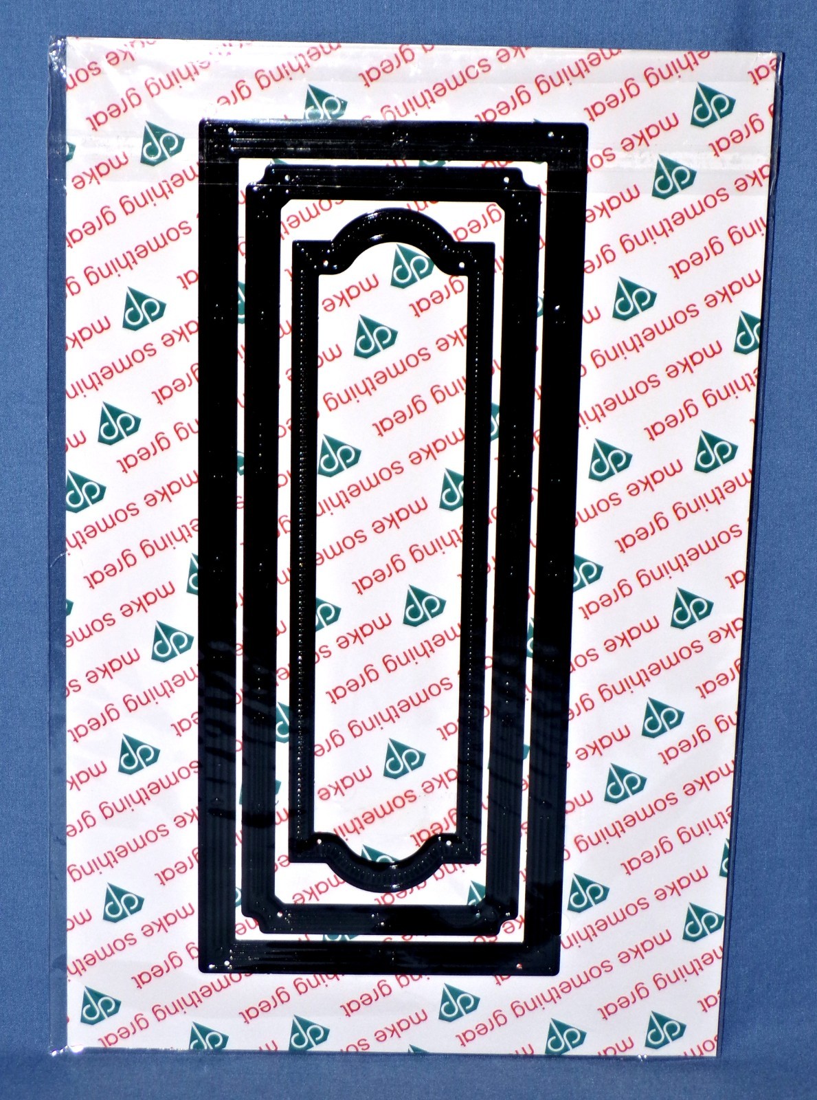 Diamond Press Slimline Nesting Fancy Frame Dies 3pc Set New HTF Free Shipping