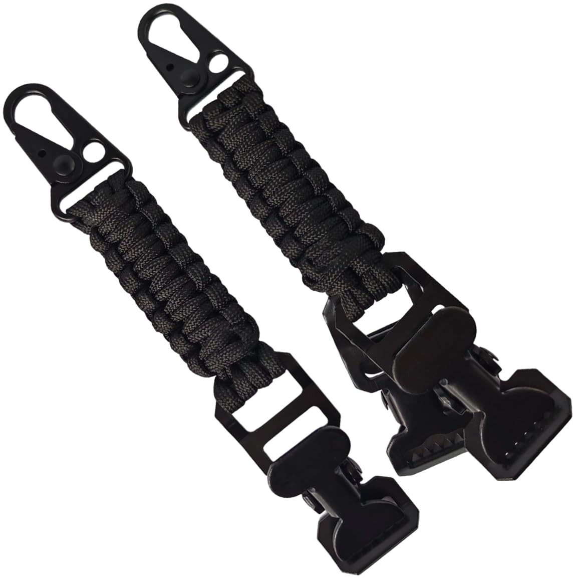 2Sets Tactical Glove Clips, Work Glove Holders Strap, Single & Double Alligat...