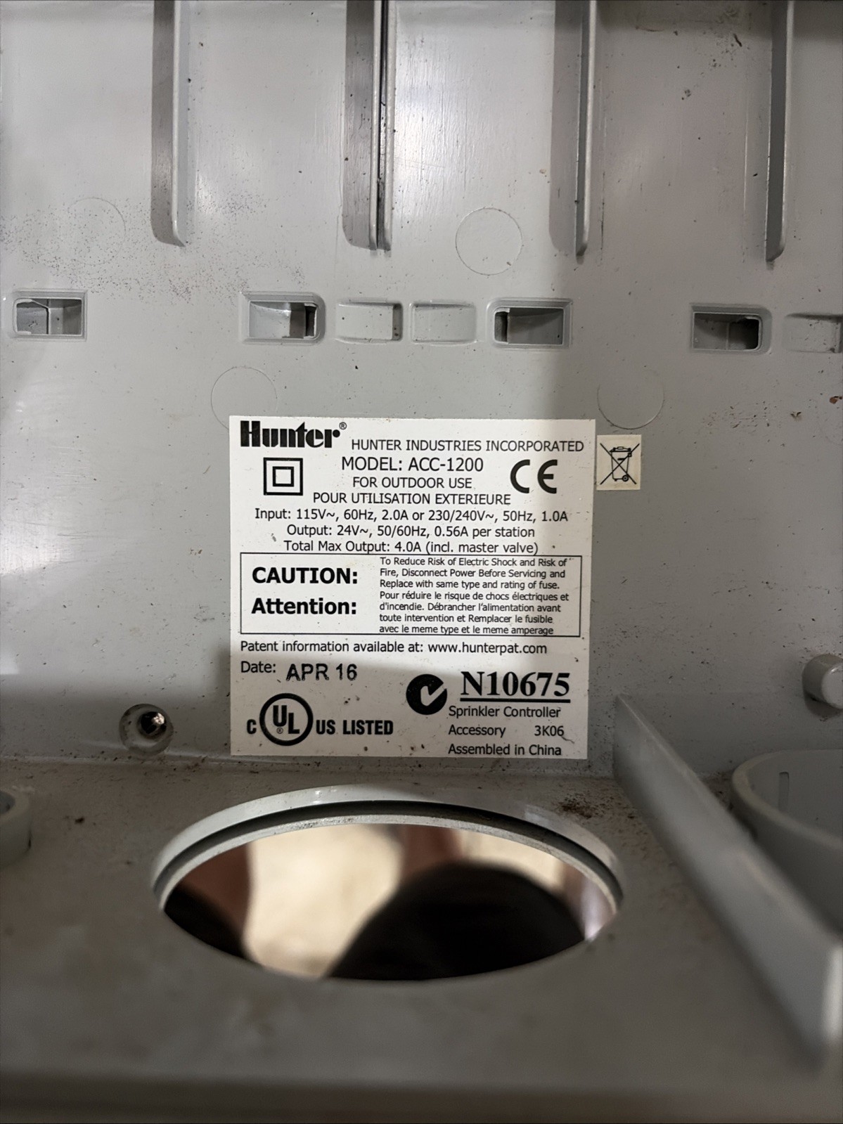Hunter ACC 1200 Irrigation Controller ACC-1200, 36Programs, Color Display