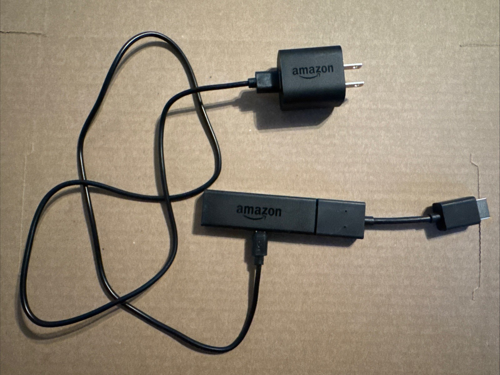 Amazon 1st Gen. Fire Stick model: W87CUN w/ USB & HDMI ADAPTER (No Remote)