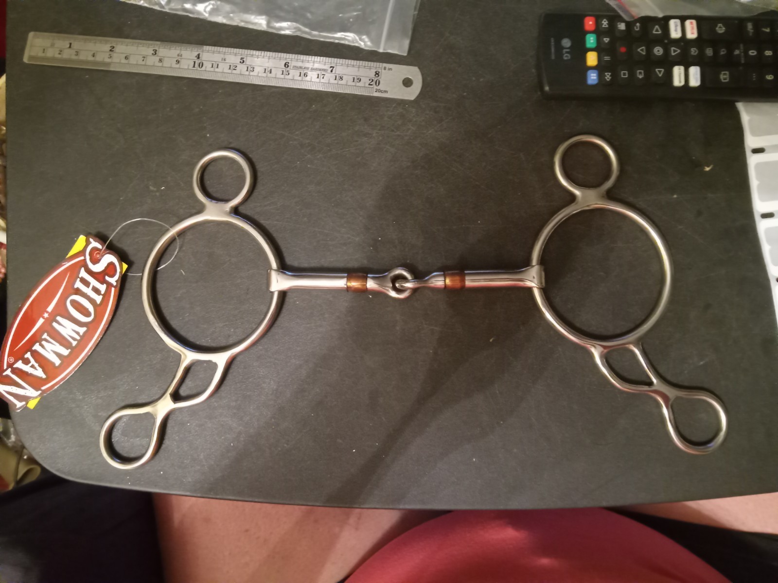 New Wonder Bit snaffle copper rollers 5 in mouth
