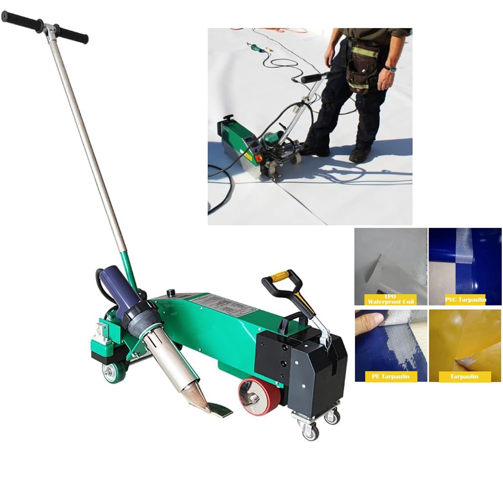 4500W 220V Auto PVC Banner Welding Machine,PE DHPE Heat Jointer Hot Air Welder