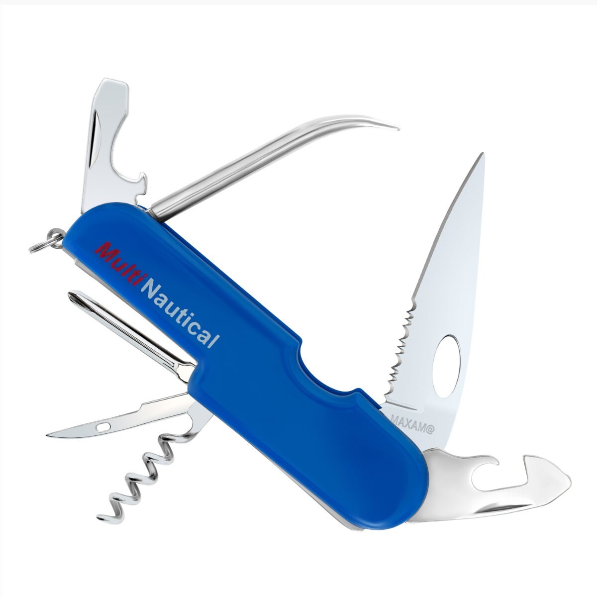 Blue SAILORS TOOL Riggers Knife Sailing Shackle Bottle Opener Marlin Spike Bail