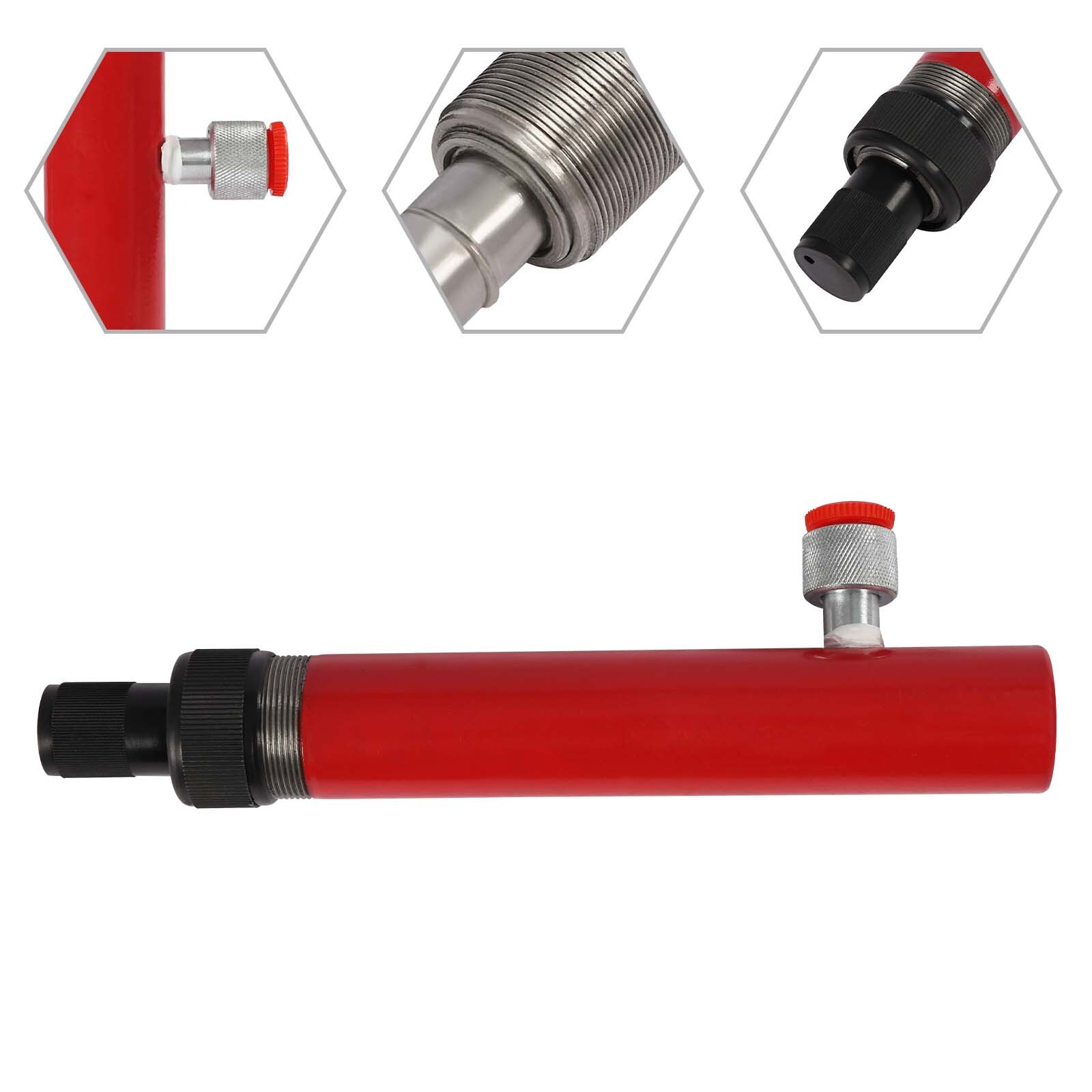 4 Ton Porta Power Ram Hydraulic Jack Power Type 5 Stroke Auto Body Frame Repair！