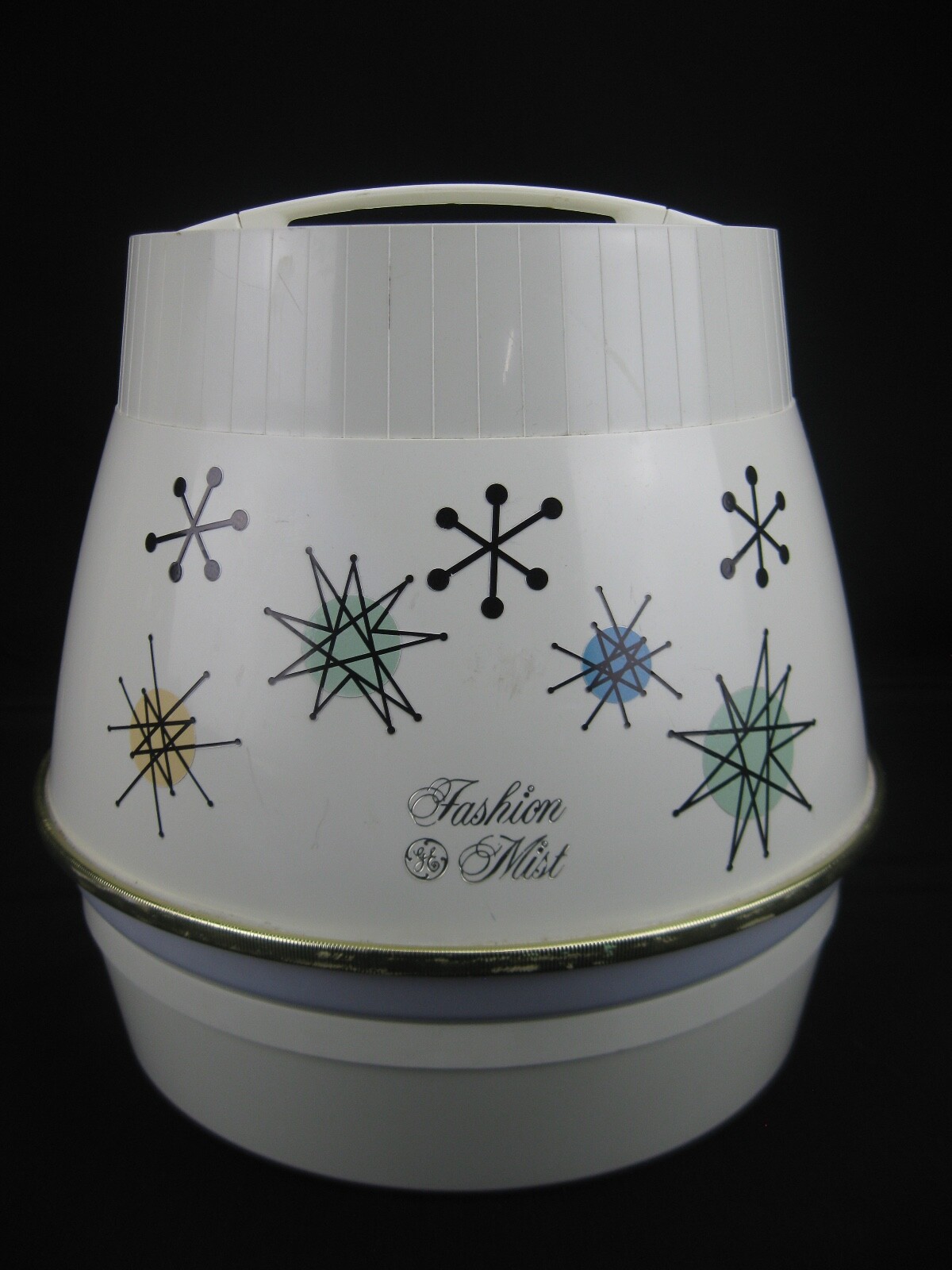 Vintage MCM Atomic Starburst General Electric Fashion Mist Hair Dryer WORKS!