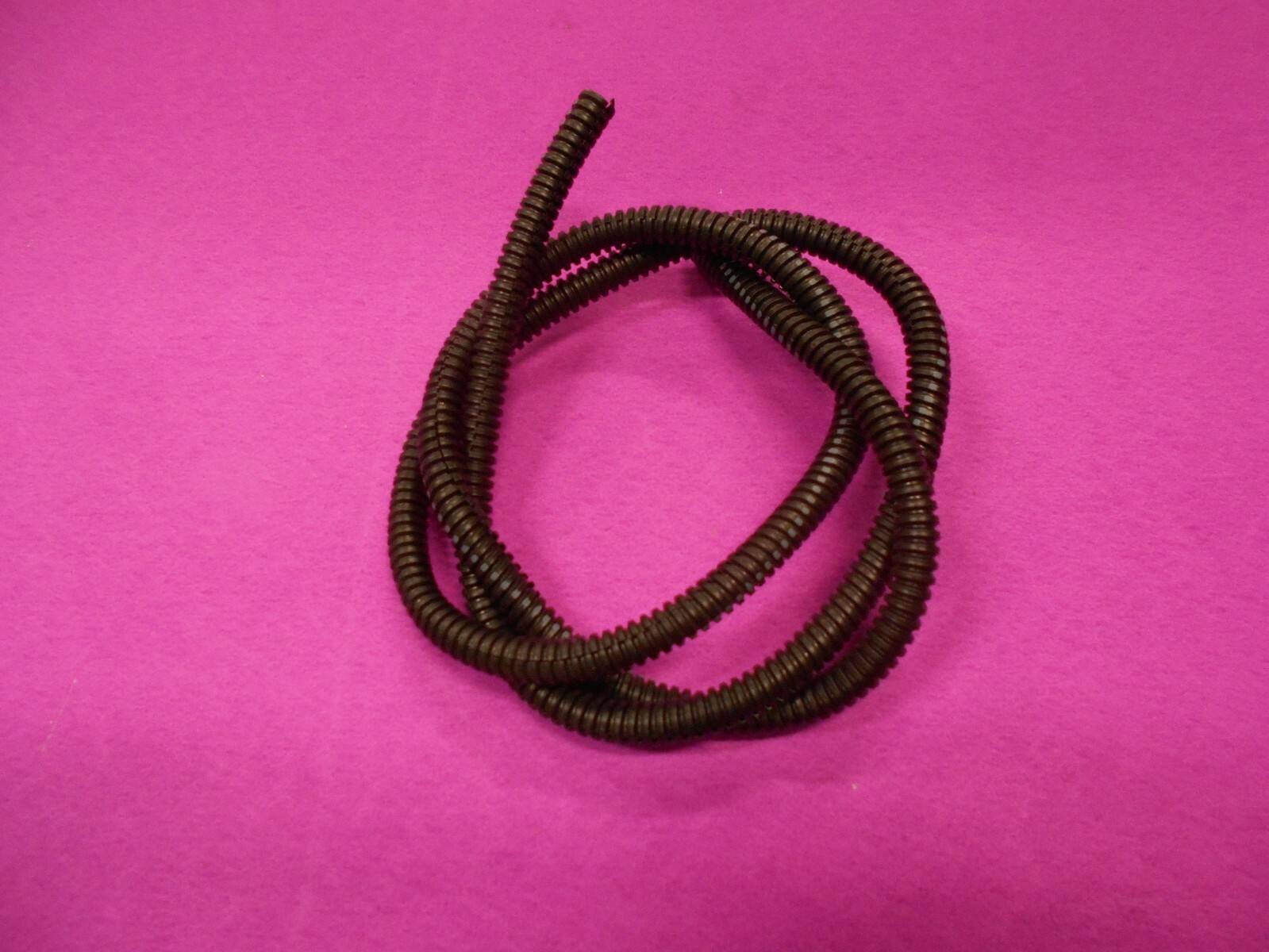 *43" X 1/4" BLACK WIRE LOOM PLASTIC FREE SHIPPING