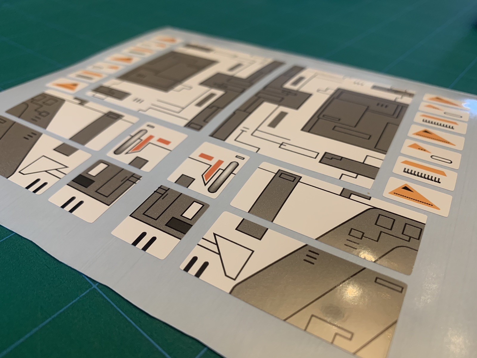 Custom Replacement Stickers for Star Wars Republic Gunship 7163
