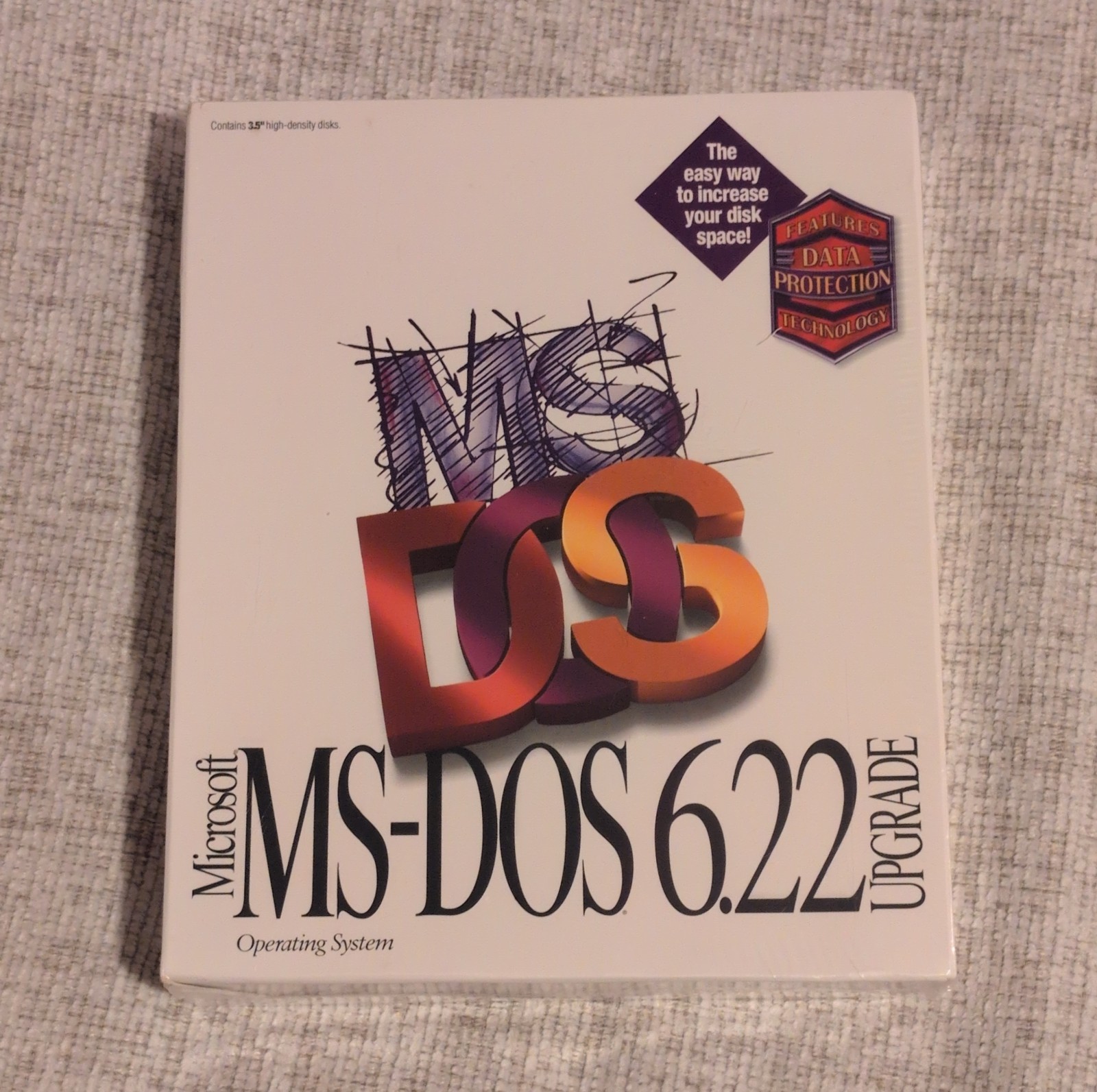 Microsoft DOS 6.22 Upgrade (3.5) HD 58571 - BRAND NEW UNOPENED