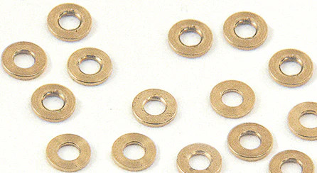 Walthers 947-1273 #2-56 Brass Washers OD .188" ID .094" .025" Thick (16)'