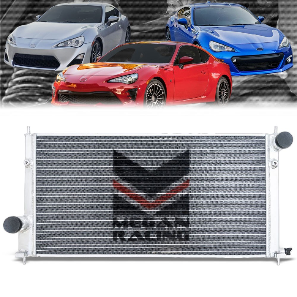 Megan High Performance Aluminum 2-Row Radiator For 13-20 FRS BRZ 86 ZN6 ZC6 MT