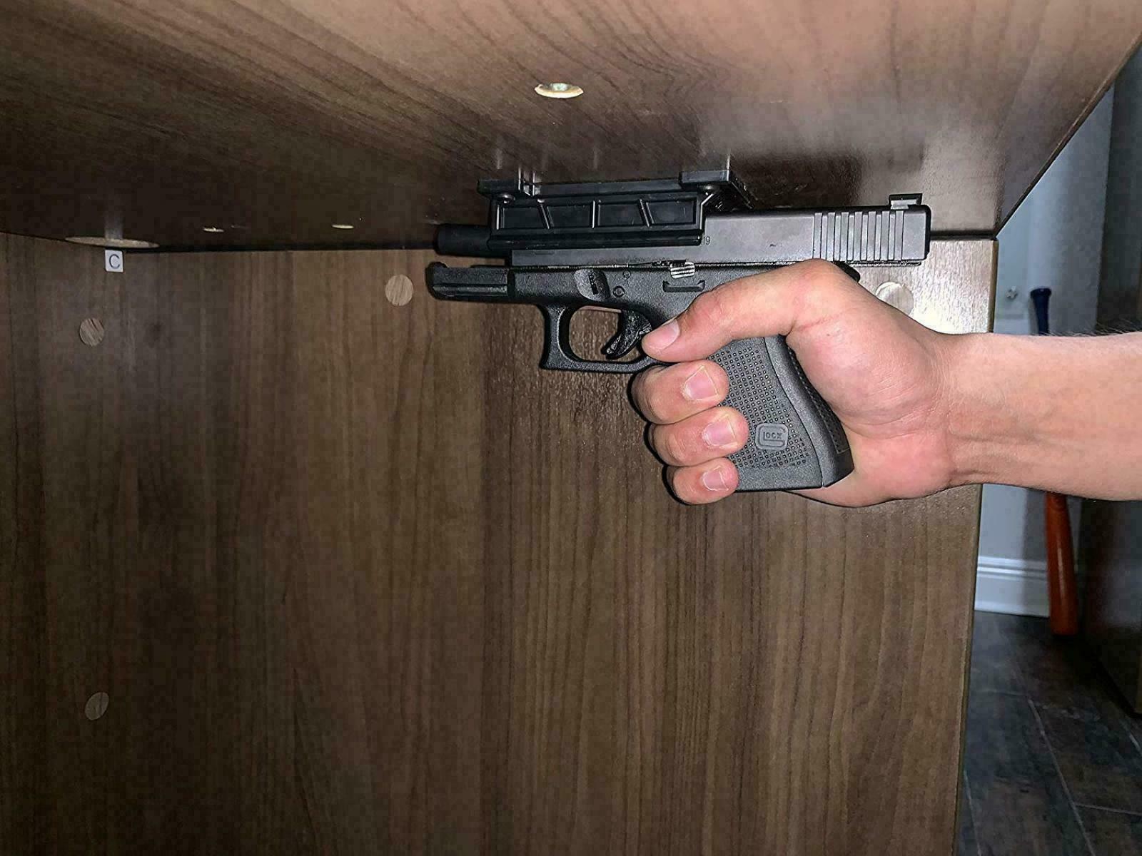Tactical Concealed Magnet Mount Quick Draw Loaded Magnetic Gun Holster Holder