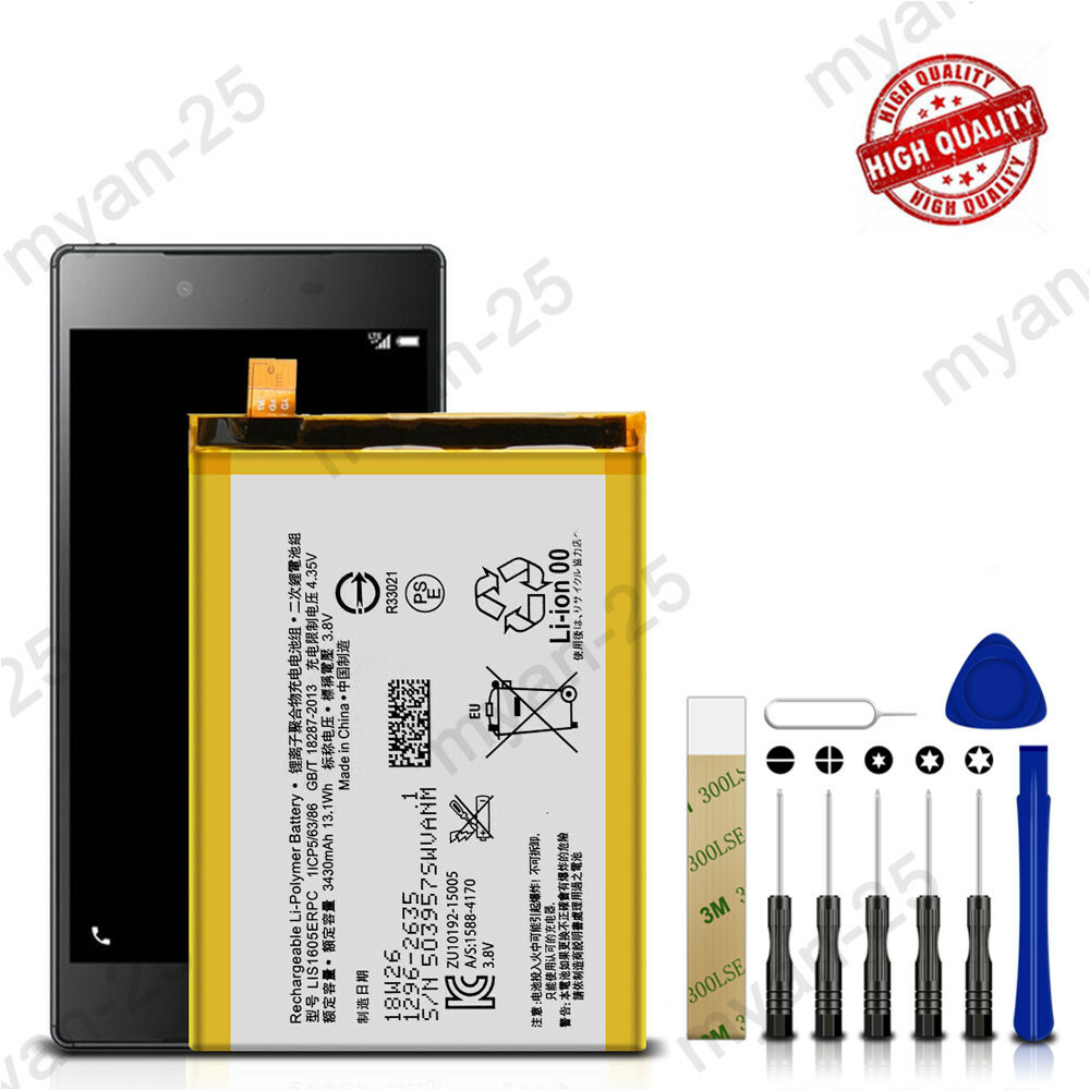 For Sony Xperia Z5P Z5 Premium Dual E6883 E6853 Replacement Battery LIS1605ERPC