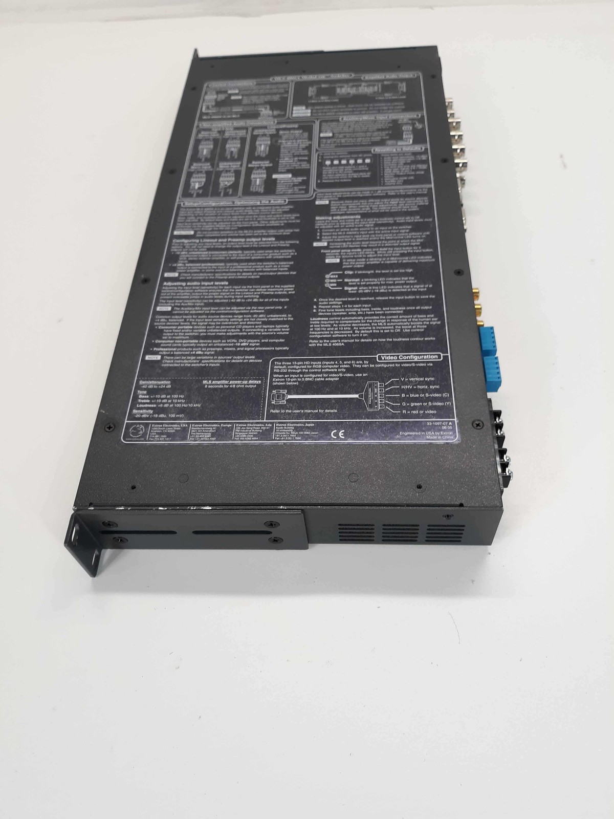 Extron Electronics MSL 406SA MediaLink™ 6-Inputs Switcher