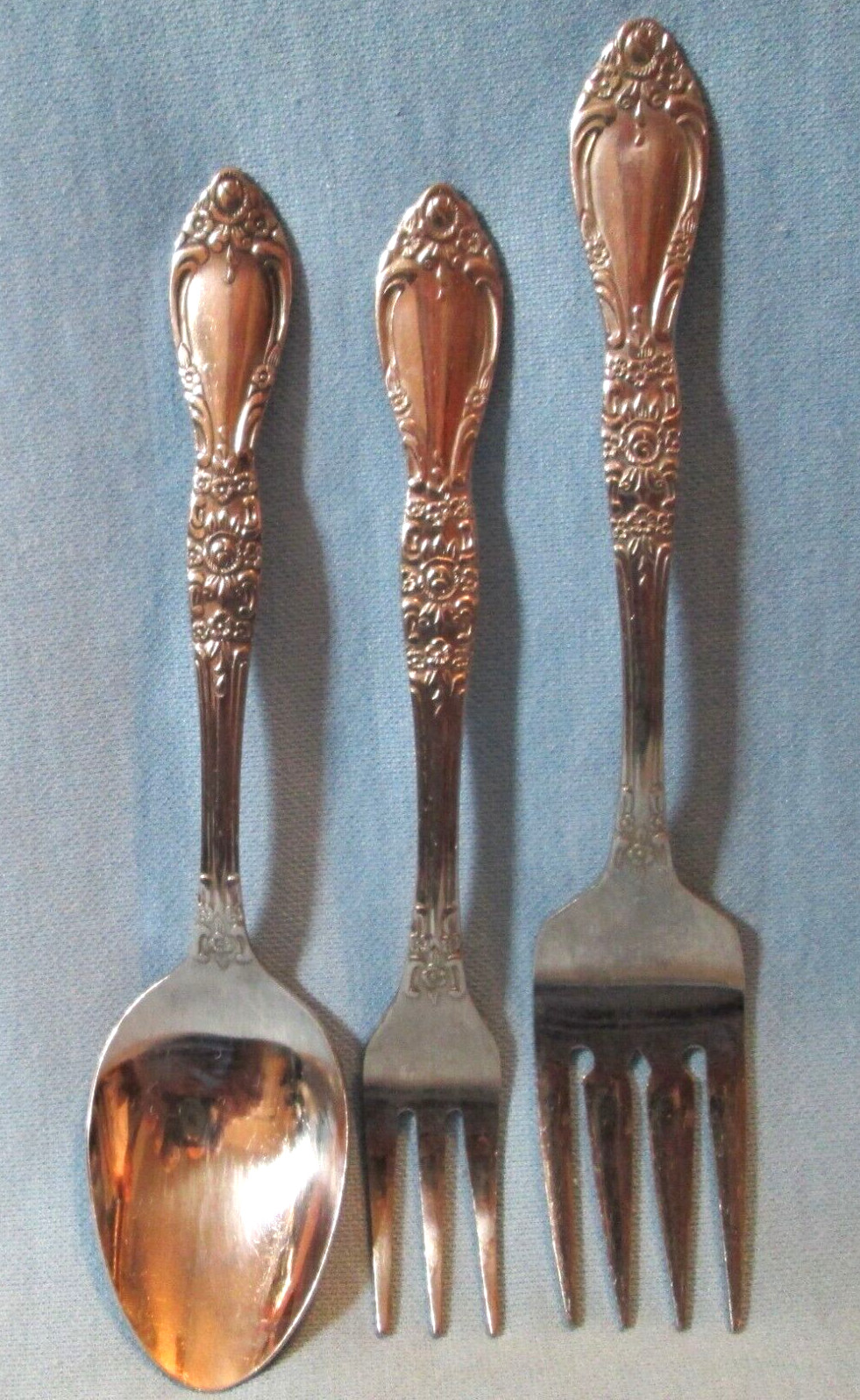 3 pcs. CAROLINA BANBURY   Vintage Northland/Oneida Stainless Flatware