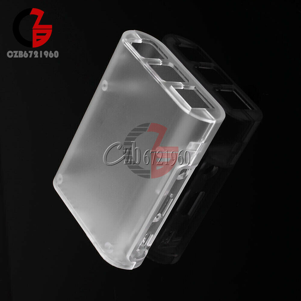 Transparent /White/Black ABS Cover Box Case For Raspberry Pi 3, 2 Cooling Fan