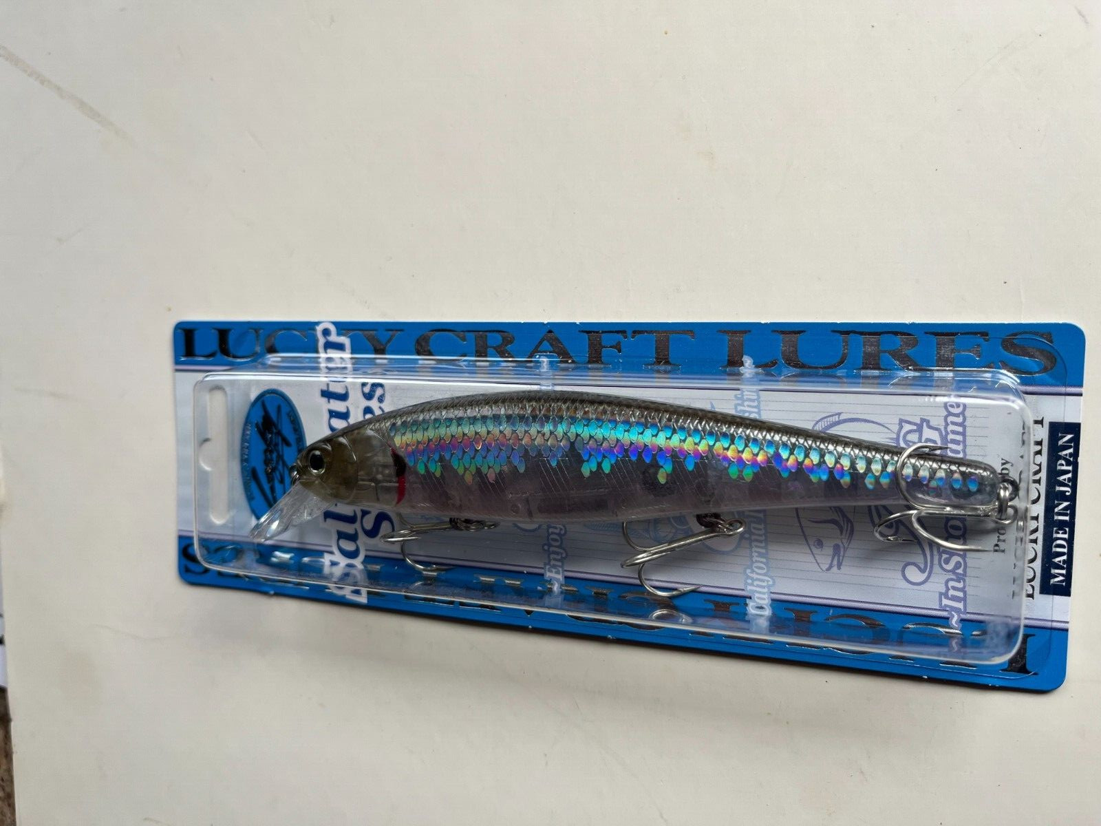 Lucky Craft SW Pointer 128 Slow Suspending Jerkbait Zebra MS Ghost Minnow 5" 1oz