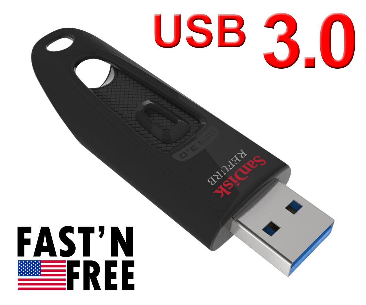 !!! LOT 500x SanDisk 32GB ULTRA USB 3.0 flash drive -SDCZ48-032G 32 GB - UPS