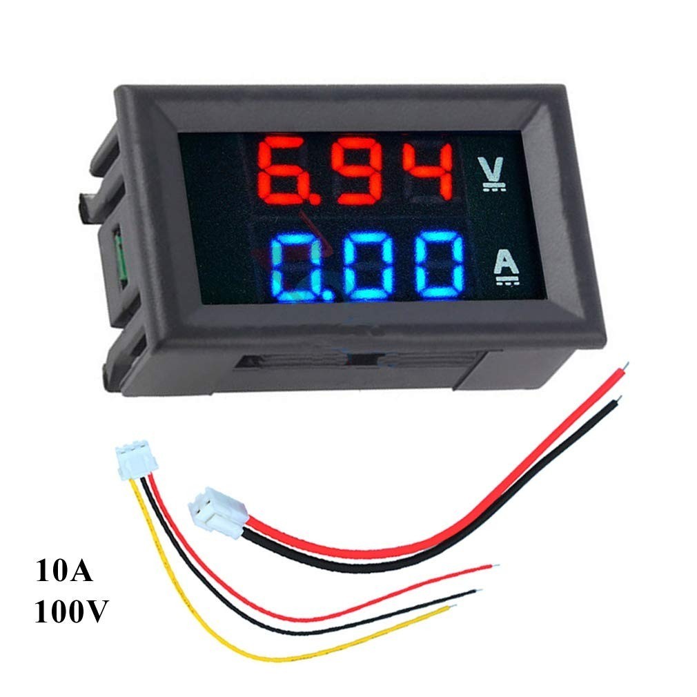HiLetgo 0.28" Digital Voltmeter Ammeter DC 100V 10A Tester
