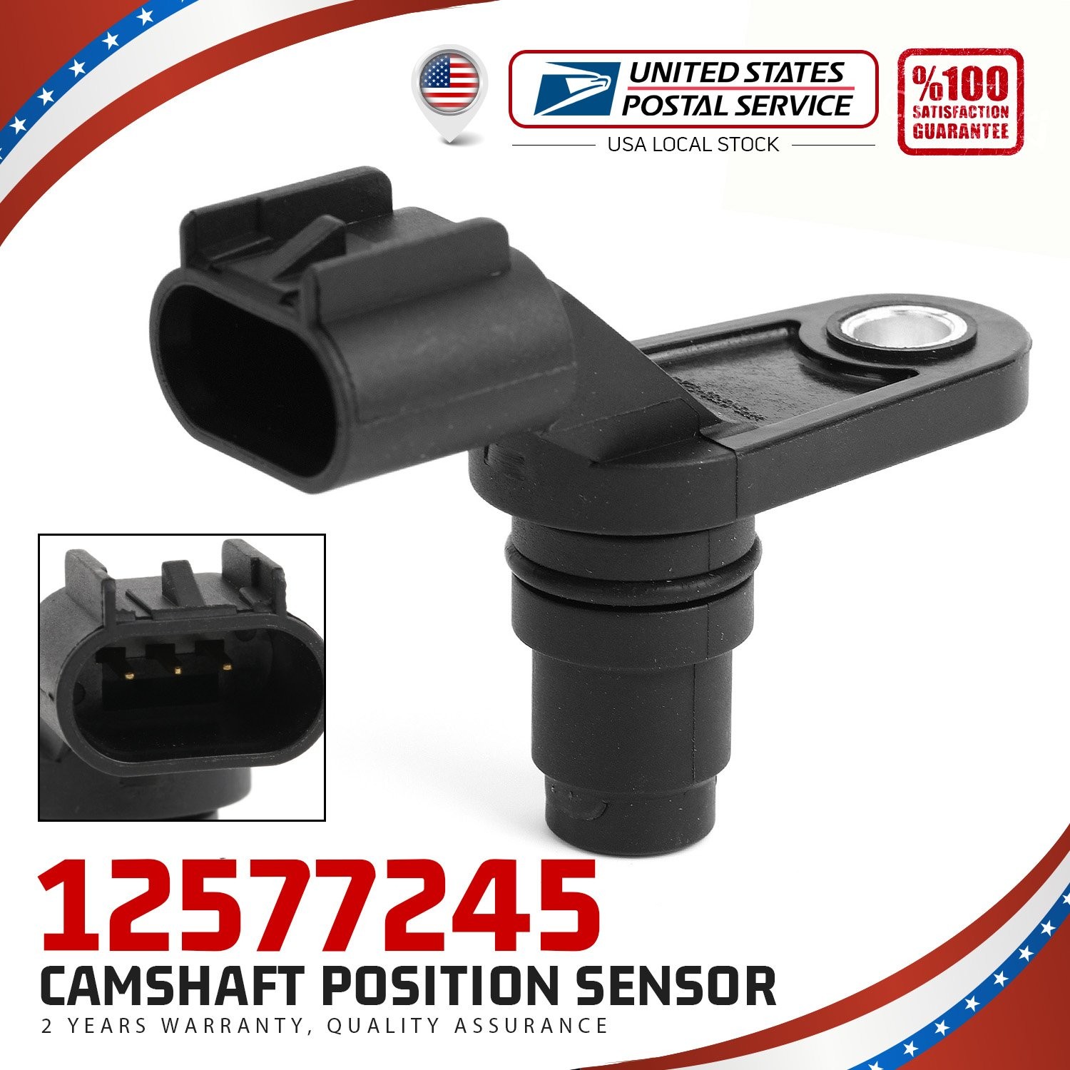 Camshaft Position Sensor Fit For 2007-14 Chevrolet Malibu 2011-2017 Buick Regal