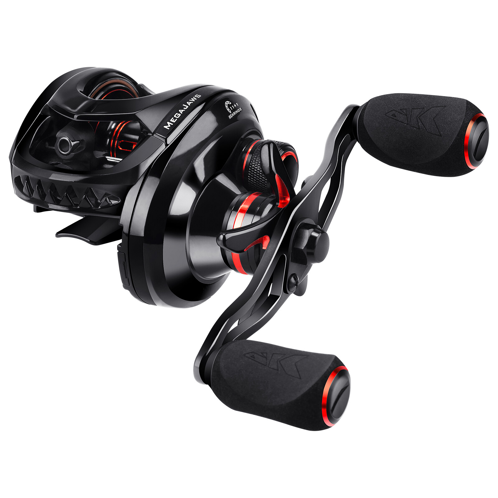 KastKing MegaJaws New AutoMag Dual Braking System Baitcasting Fishing Reel-New