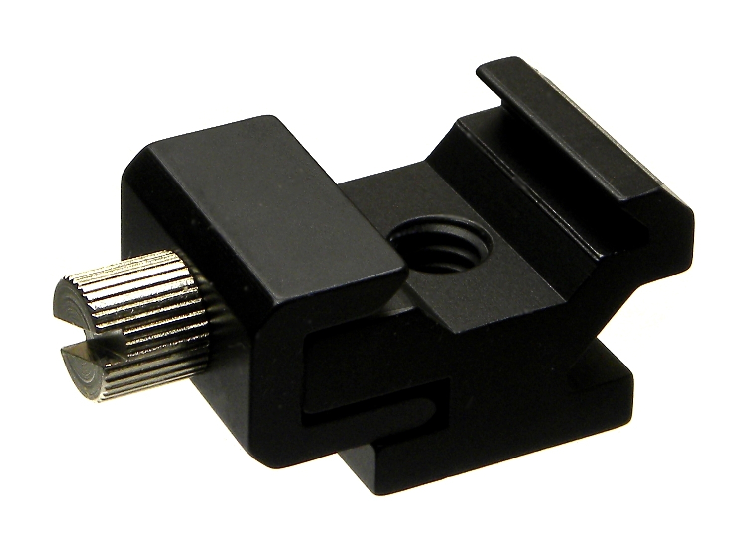 One Hiro Metal Cold Shoe Flash Adapter With 1/4"-20 Thread NEW