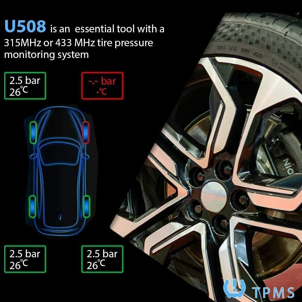 TPMS Reset Tool Relearn Auto Tire Pressure Sensor for Dodge Challenger 2008-2019