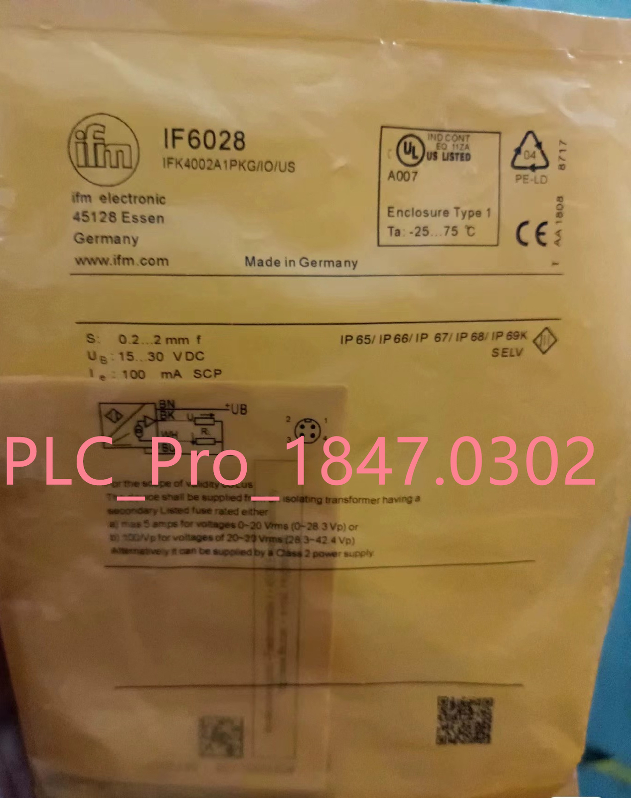 IF6028 1PCS Brand New IFM IF6028 Proximity Switch Sensor  Fast delivery