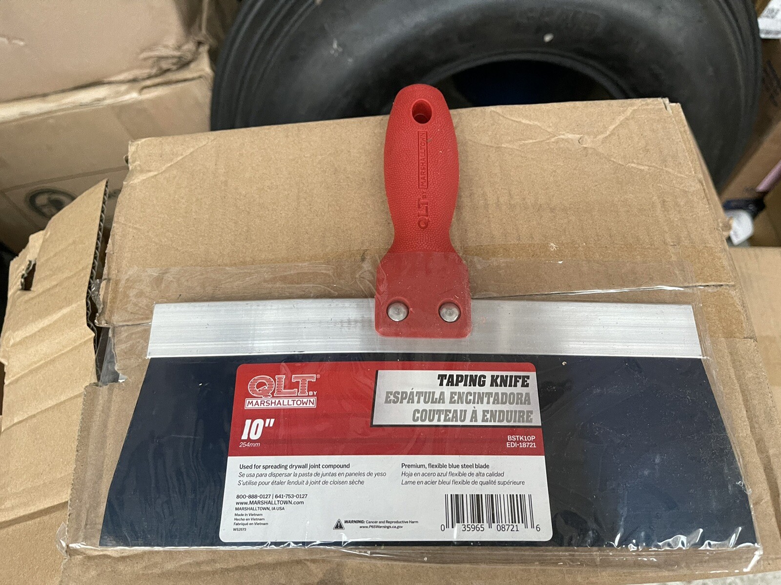 QLT Marshalltown Blue Steel Taping Knife 10 in. (CASE OF 12) FREE SHIPPING!!