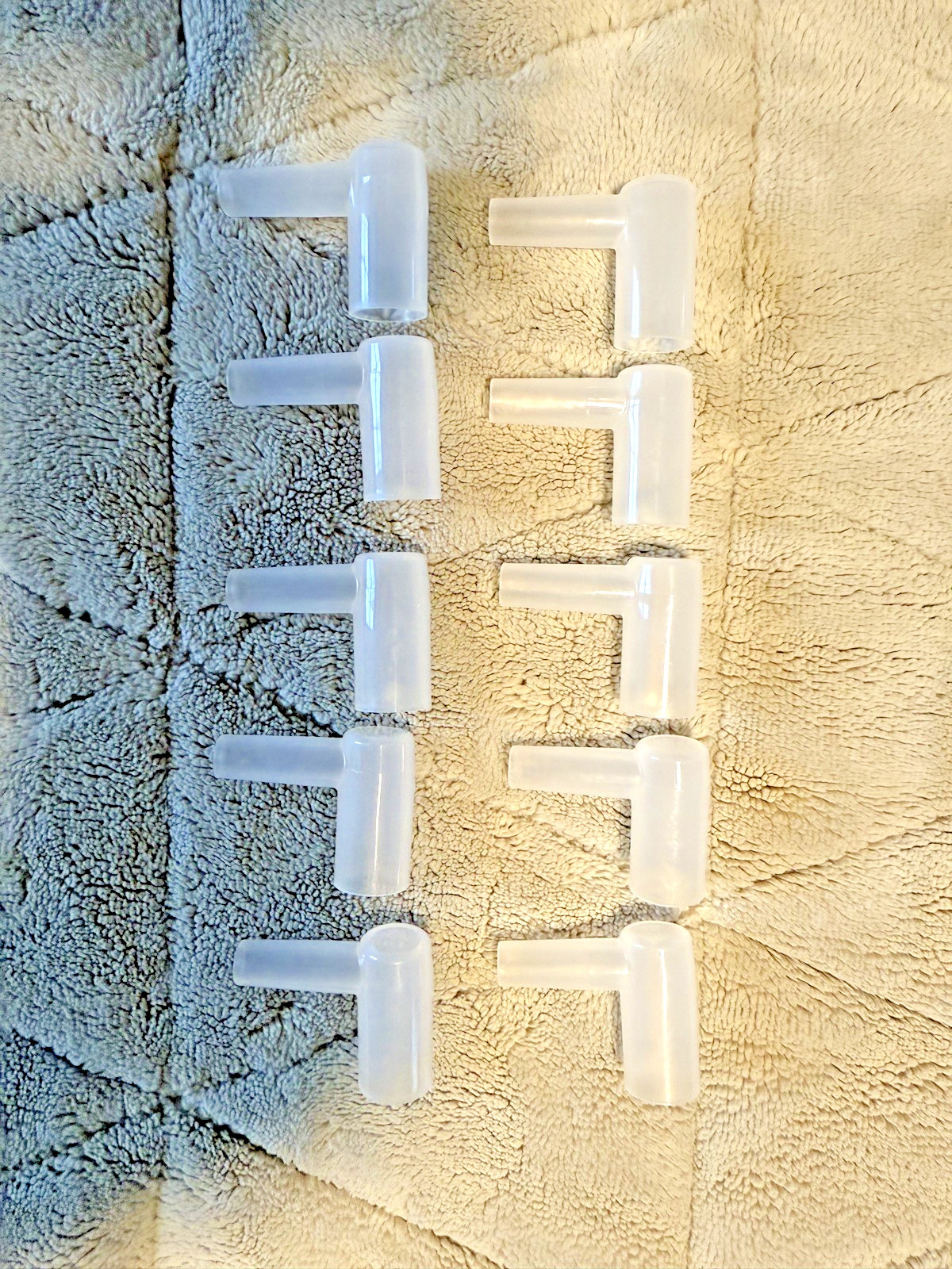 Lot Of 10 Elbow Connector For Urine Bottle Collection Suction Canister