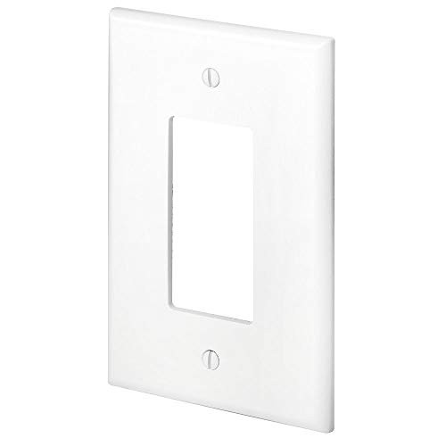 Leviton 88601 1-Gang Decora GFCI Device Decora, Wallplate, Oversized, Thermoset,