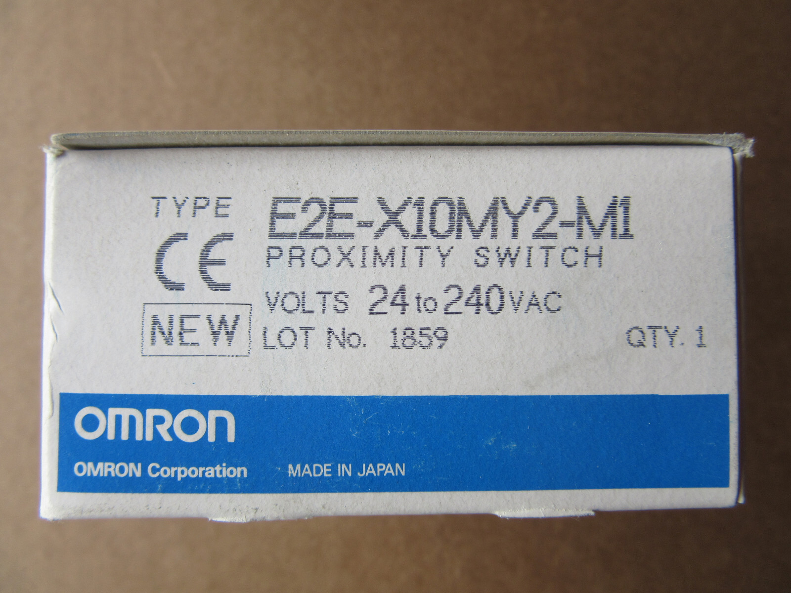 Omron E2E-X10MY2-M1 Proximity Switch 24 to 240VAC New!!! in Factory Box