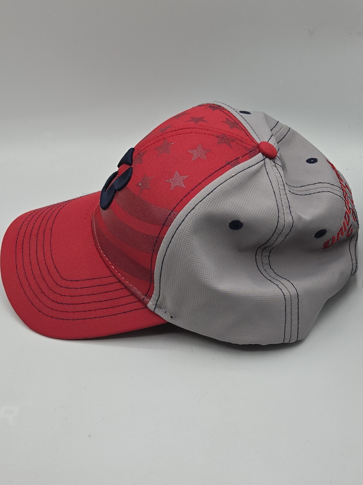Bridgestone American Flag Red Strapback Golf Cap