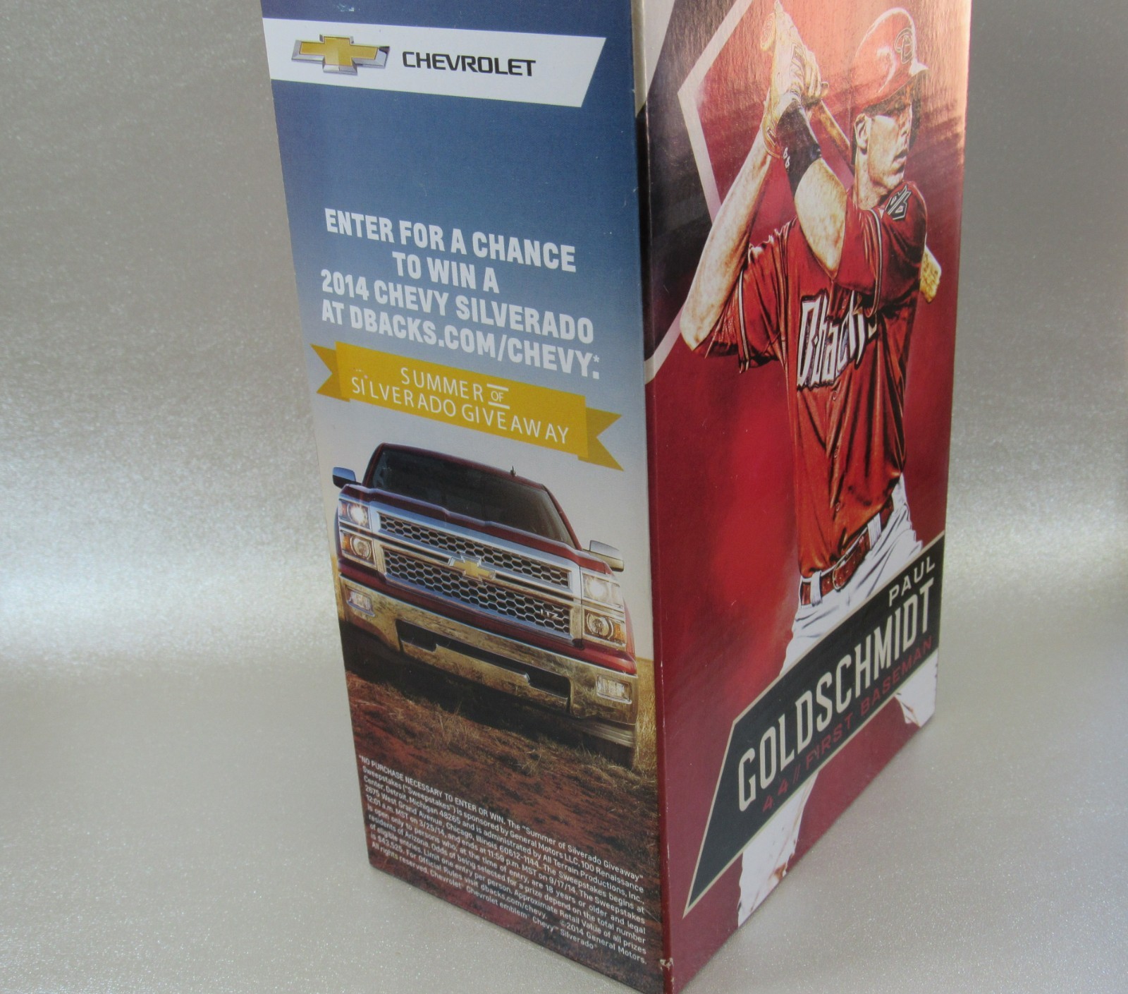 Arizona Diamondbacks MLB Player Paul Goldschmidt #44 Bobblehead NIB