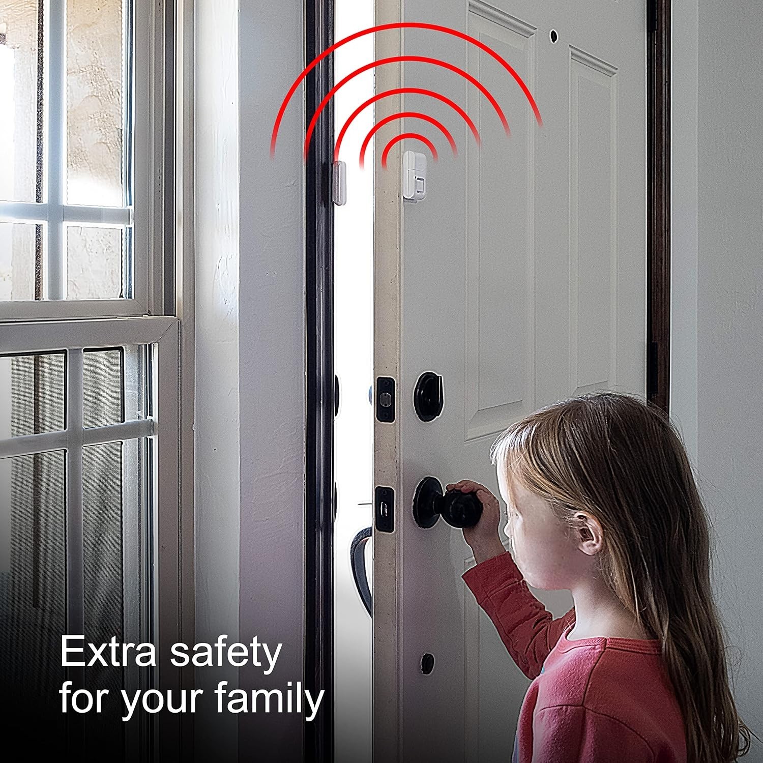 2-Pack Personal Security Window and Door Alarm - 120 dB Wireless Alert System