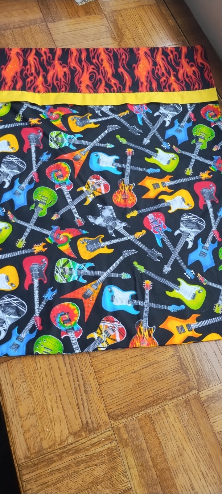 Hot Guitar Standard size Kids pillowcase