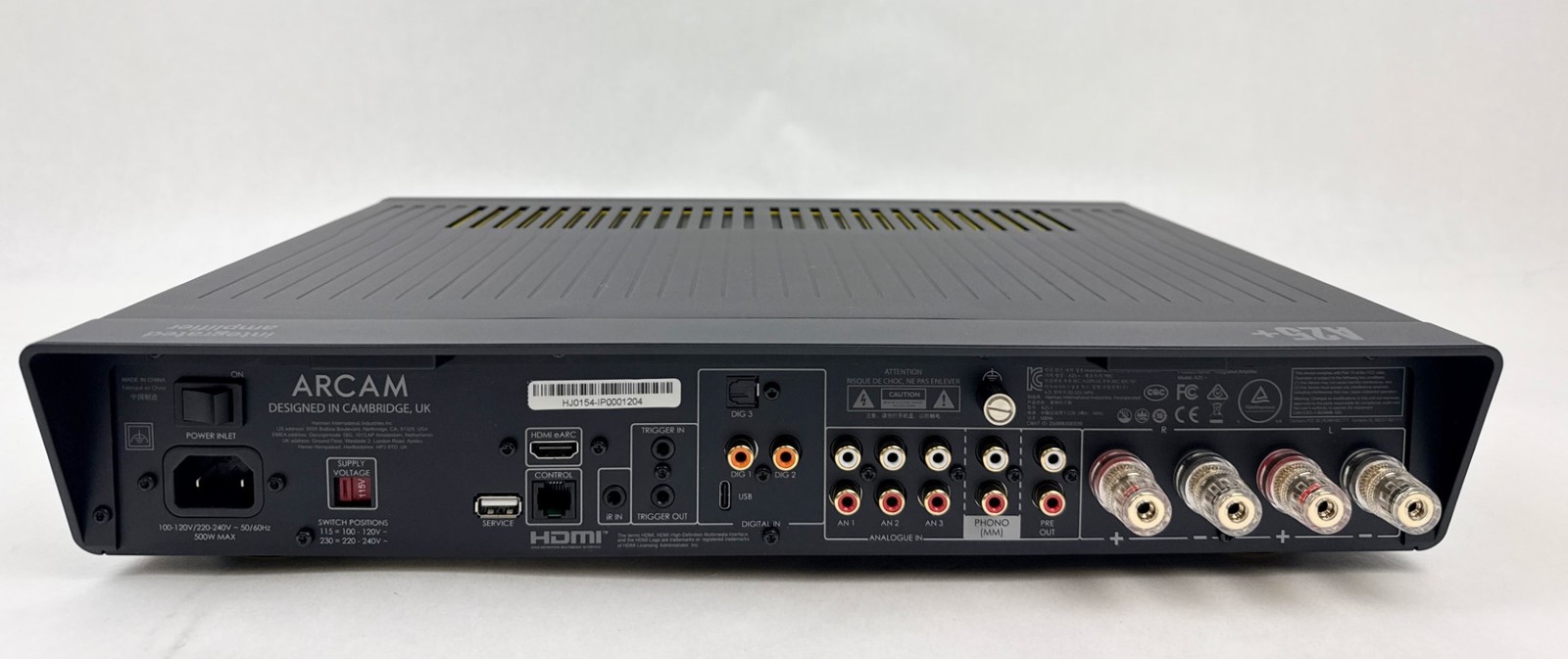 Arcam A25+ 100W 2ch Class G Integrated Amplifier - Black