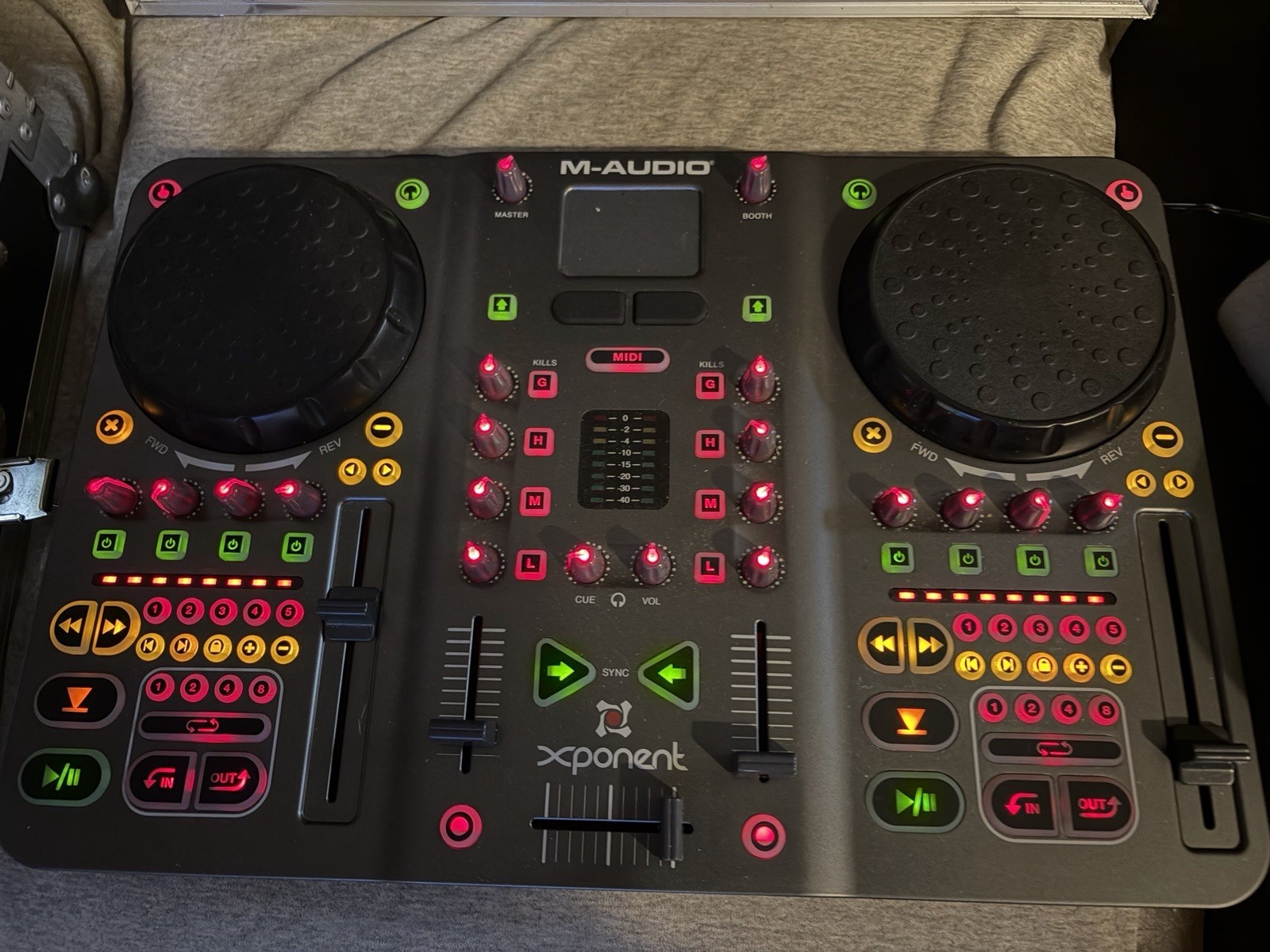 M-Audio Torq Xponent Advanced DJ 2-Channel Mixer Controller W/ Marathon Case