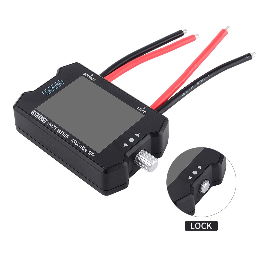ToolKitRC WM150 Advanced Watt Meter 1-50v 150A 2.4" TFT Screen Display Power