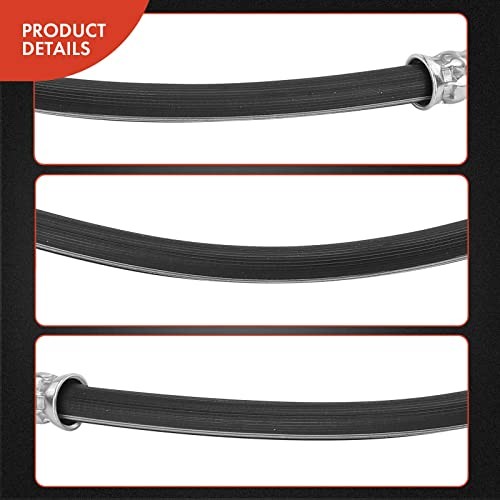 Rear Driver or Passenger Brake Hydraulic Hose Compatible with Saab Models - 9